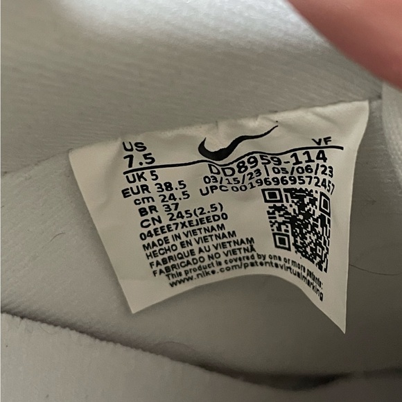 Women’s Nike Air Force 1 '07 'LA Flea' Anniversary Edition Size 7.5 Blue Orange - Picture 11 of 12